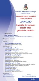 invito convegno malattie terminali