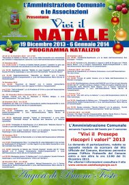 vivi il natale programma